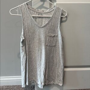 Time and Tru Light Gray Sleeveless Top, size small